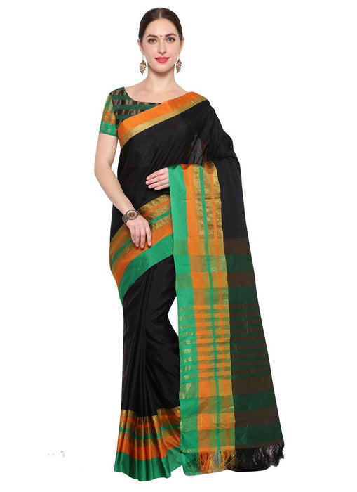 Black,Multi Color Kota Silk Saree only in Bigswipe