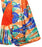 Printed Bhagalpuri Art Silk orange with multicolor Saree only in Bigswipe