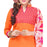 Cotton Jacquard Fabric Orange Color Dress Material only in Bigswipe