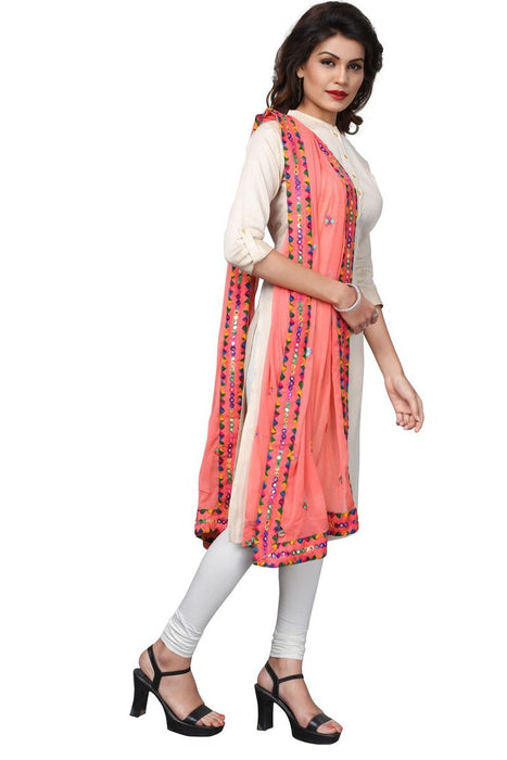 Chiffon Border Work Dupatta only in Bigswipe