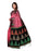 Pink, Black Color Tussar Silk (Art Silk) Saree only in Bigswipe