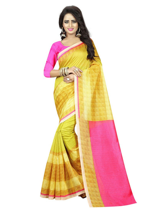 Green Color Art Silk Saree only in Bigswipe