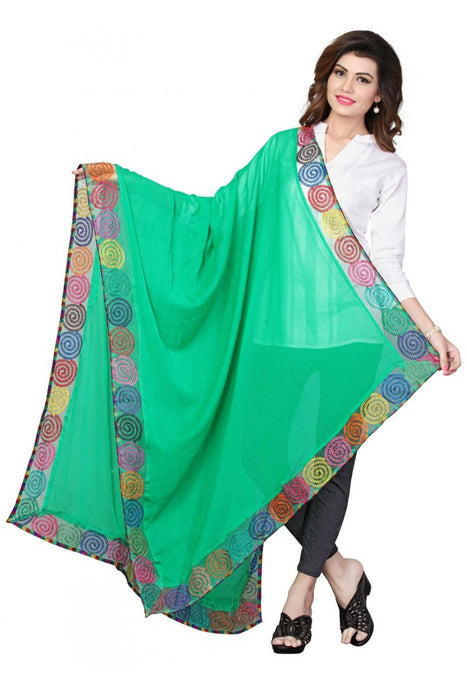 Nazneen Border Work Dupatta only in Bigswipe