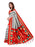 Off White, Red, Multi Color Poly Silk Saree only in Bigswipe