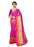 Pink, Golden Color  Chanderi Silk Saree only in Bigswipe