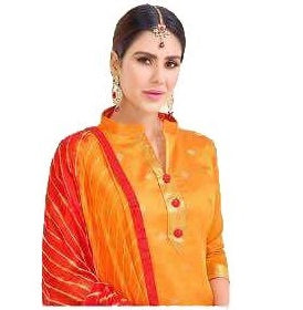 Orange Dress Material only in Bigswipe