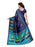 Navy Blue, Turquoise, Multi Color Poly Silk Saree only in Bigswipe