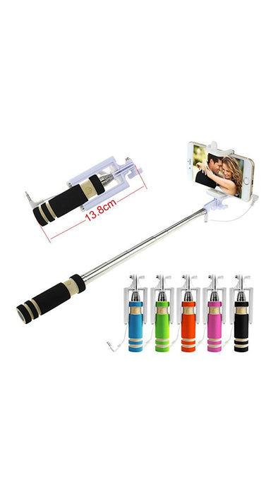 Extendable Mini Selfi Stick_Black only in Bigswipe