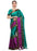 Peacock Green, Magenta Color Poly Silk Saree only in Bigswipe