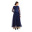 Net Fabric Dark Blue Color Long Gown only in Bigswipe