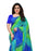 Green, Blue, Multi Color Georgette Plain Work Saree only in Bigswipe