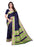 Navy Blue, Green Color  Vichitra Silk (Art Silk) Saree only in Bigswipe