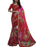 Chiffon Digital Color Printed Saree-Dark Pink only in Bigswipe