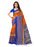 Orange, Royal Blue, Multi Color  Poly Silk Saree only in Bigswipe