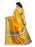 Yellow, Multi Color Poly Silk Saree