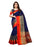 Navy Blue, Golden Color  Chanderi Silk Saree only in Bigswipe