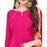 Cotton Jacquard Fabric Pink Color Dress Material only in Bigswipe