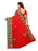 Red, Multi Color Georgette Saree