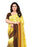 Yellow, Brown, Multi Color Georgette Plain Work Saree