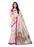 Off White, Pink, Multi Color  Poly Silk Saree only in Bigswipe