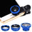 Camera Clip lens-Fisheye lens, wide&amp;Macro lens_Blue only in Bigswipe