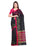 Black Color Tussar Silk (Poly Silk) Jacquard Border Work Saree only in Bigswipe