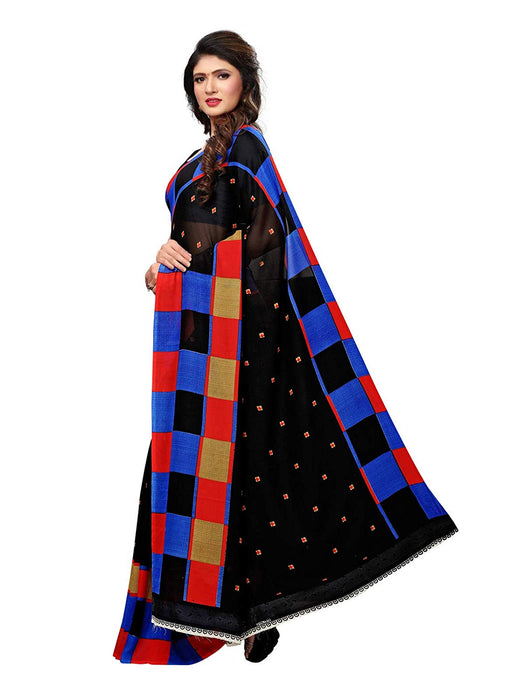 Black, Multi Color Georgette Saree only in Bigswipe