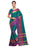 Peacock Green, Magenta Color Poly Silk Saree only in Bigswipe