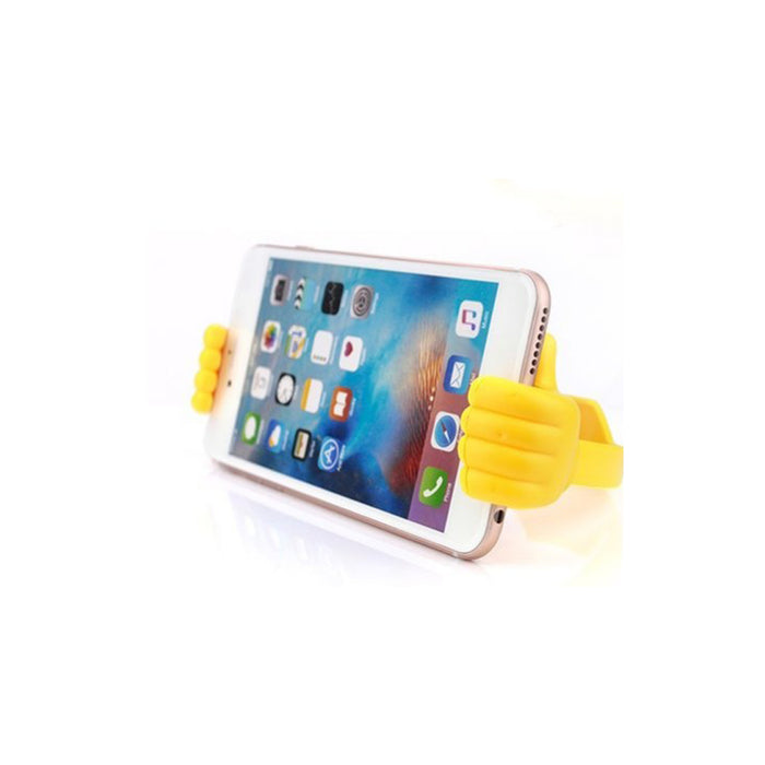 Flexible Multi-angle Hand Model Mobile Stand_Yellow only in Bigswipe