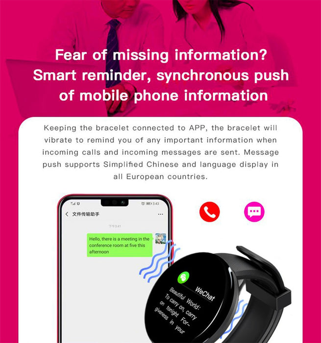 2019 Bluetooth Smart Watch Men Blood Pressure Round Smartwatch Women Watch Waterproof Sport Tracker WhatsApp For Android Ios only in Bigswipe