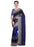 Blue, Black, Beige Color Chiffon Georgette Saree only in Bigswipe