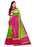 Green, Pink Color  Poly Silk Saree only in Bigswipe