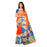 Printed Bhagalpuri Art Silk orange with multicolor Saree only in Bigswipe