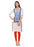 Off White Color Prited,Buttons Cambric Cotton Kurti only in Bigswipe