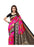 Black, Pink, Multi Color Poly Silk Printed Work Saree only in Bigswipe