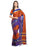 Brown, Blue Color Poly Silk Saree only in Bigswipe