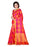 Pink, Orange Color Poly Silk Saree only in Bigswipe