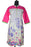 Pink Cotton Printed Round Neck Kurti only in Bigswipe