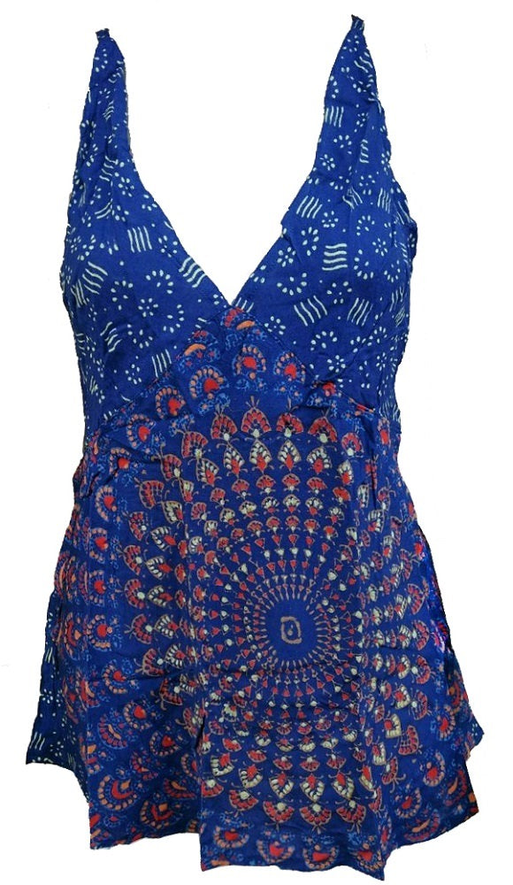 Beach Wear Sports Sleeveless Floral Print Top only in Bigswipe