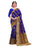 Black, Blue, Golden Color Poly Silk Saree only in Bigswipe