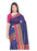 Navy Blue Color Tussar Silk (Poly Silk) Jacquard Border Work Saree only in Bigswipe