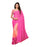 Peach, Pink Color Georgette Printed Work Saree only in Bigswipe