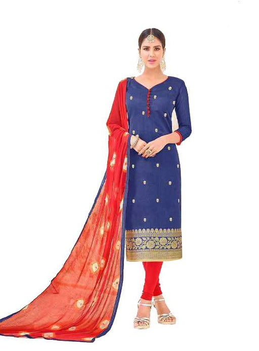 Blue Salwar Material only in Bigswipe