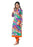 Multicolor Cotton Printed Chinese Collar Long Kurti only in Bigswipe