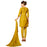 Glaze Cotton Fabric Yellow Color Dress Material only in Bigswipe