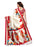 Off White, Red Color Poly Silk Saree only in Bigswipe