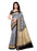 Gray, Black Color Bhagalpuri Silk Saree only in Bigswipe