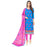 Chanderi Fabric Sky Blue Color Dress Material only in Bigswipe