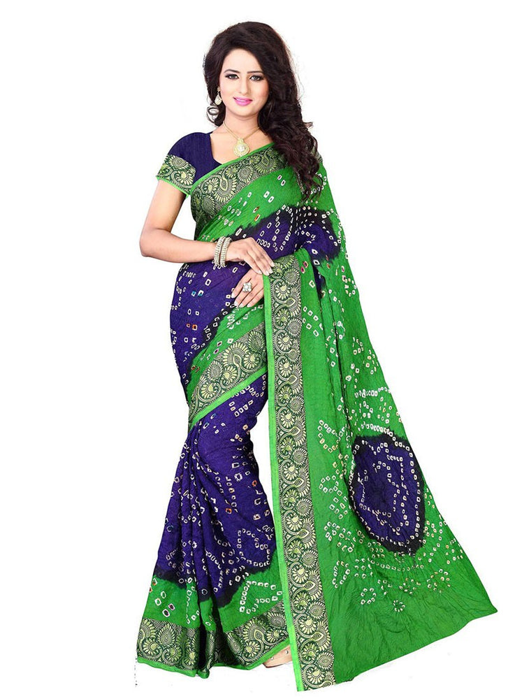 Green,Blue Color Art Silk Saree only in Bigswipe