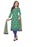 Embroidered Jacquard Cotton Unstitched  Dress Material For Women only in Bigswipe